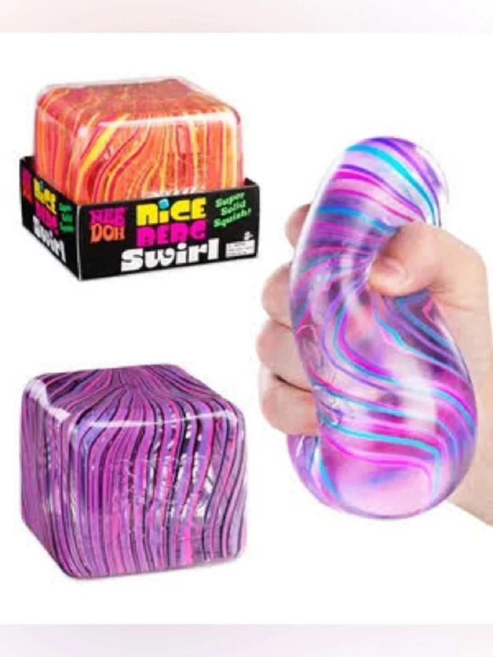 NEW Authentic NeeDoh Nice Berg or Nice Berg Swirl 🧊🌈✨
